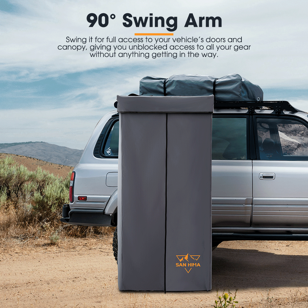 San Hima Shower Awning Instant Ensuite Tent Fold-Out Camping & Shower Tent Base