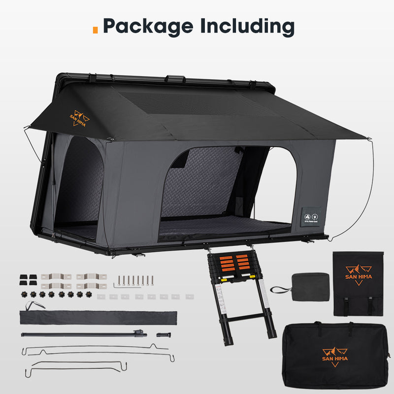 San Hima Kalbarri Side Gen 2 Rooftop Tent Hardshell With Ladder Waterproof 4WD