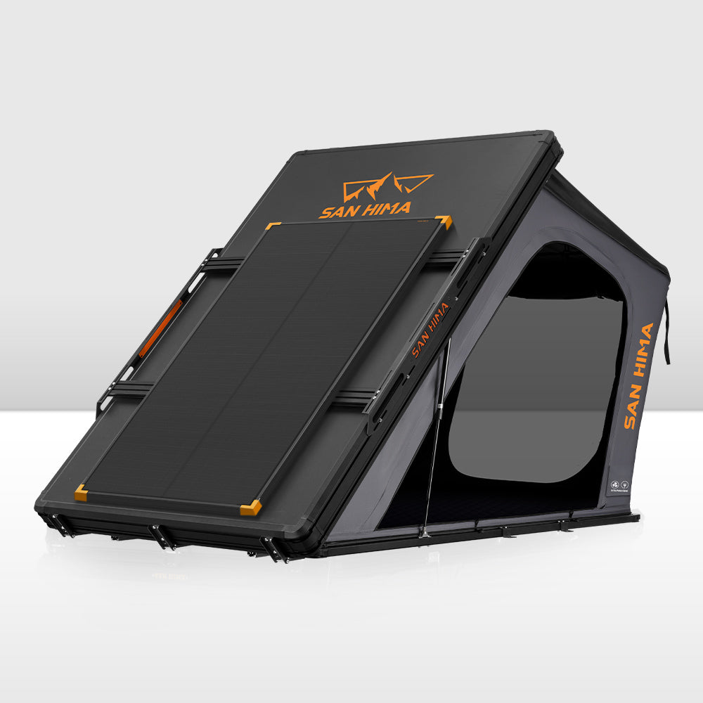 San Hima Kalbarri Gen 2 Rooftop Tent Hard Shell With Ladder + 120W Solar Panel