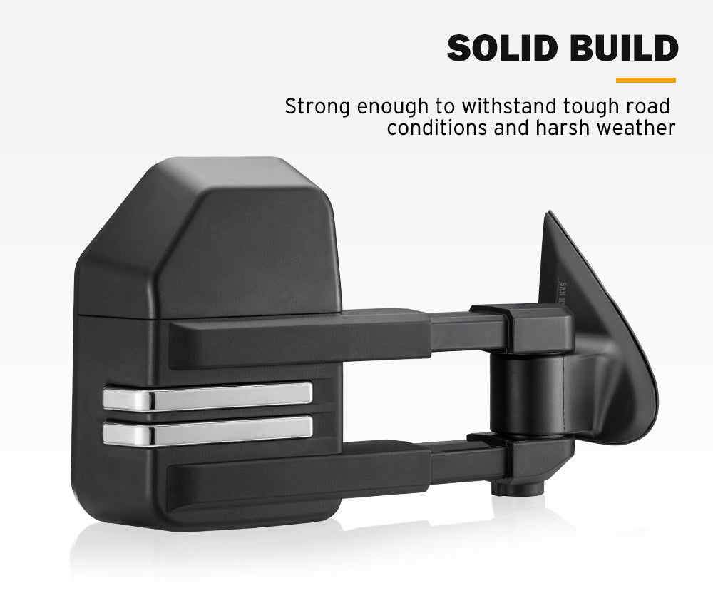 San Hima Extendable Towing Mirrors Gen2 fit Mitsubishi Triton MQ/MR 2015-2024
