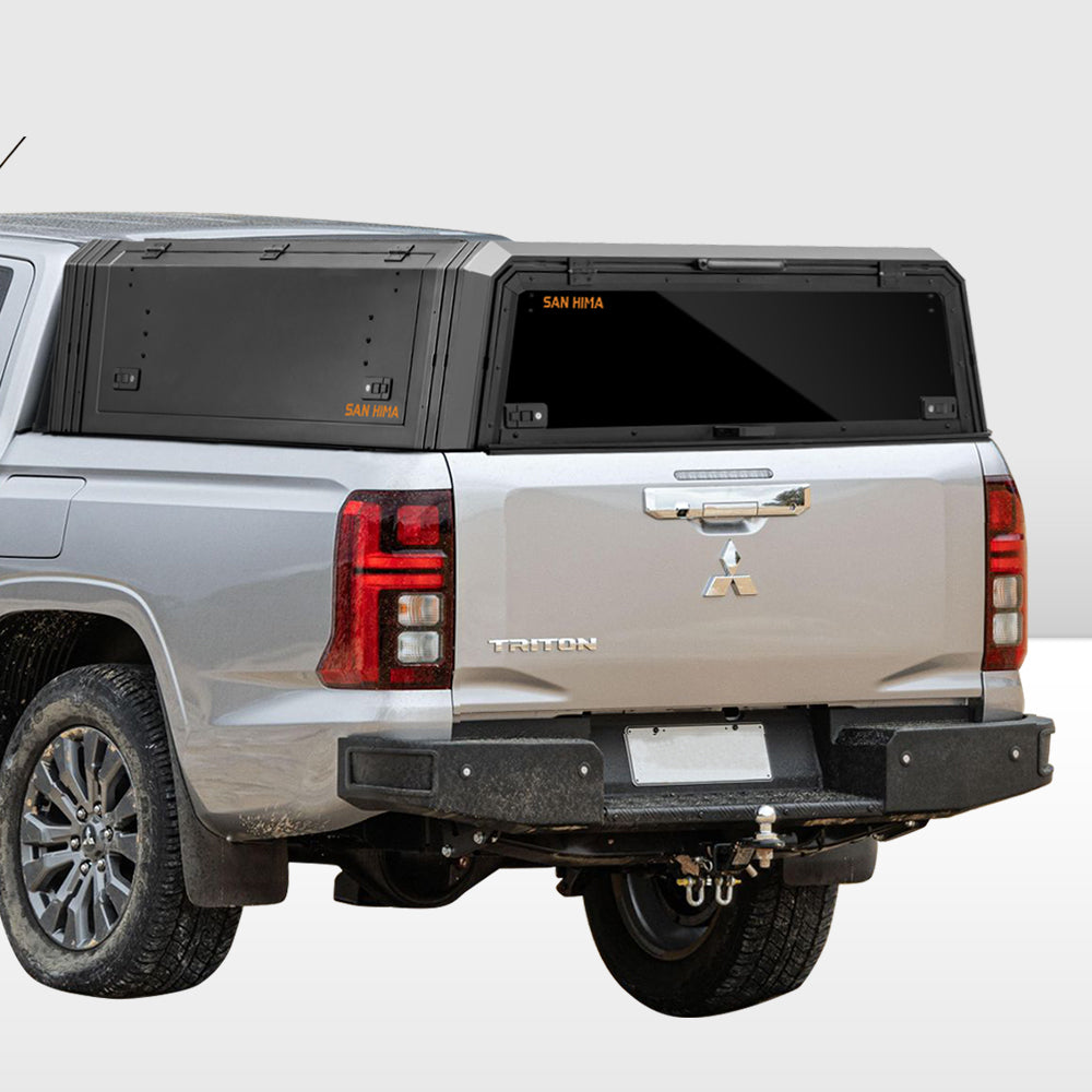 San Hima UTE Tub Canopy Fit Mitsubishi Triton MV 2024-On Dual Cab W/ Rivet Gun