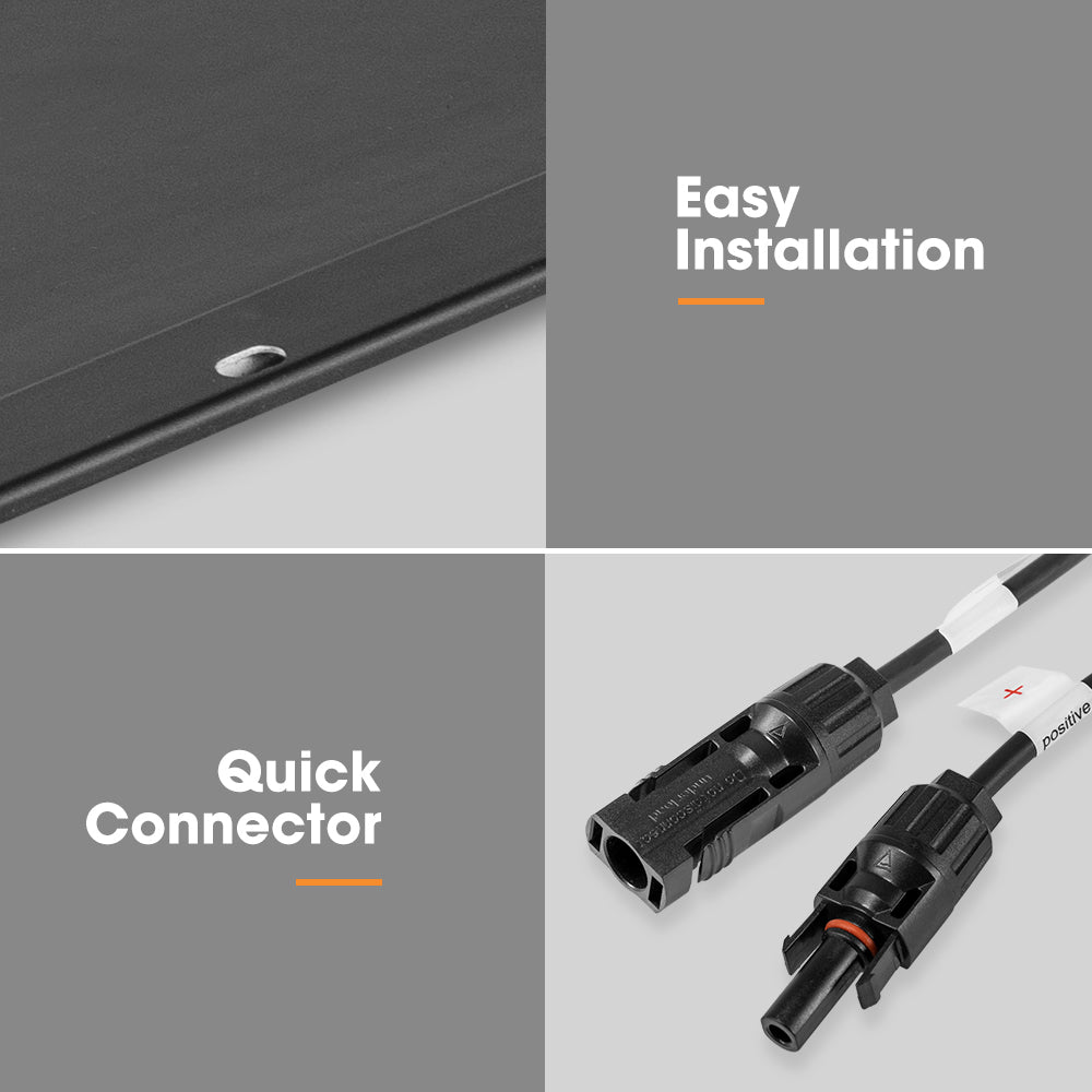 San Hima 110W PERC Solar Panel Kit Mono Multi-busbar Bypass Diode Tech 5MM