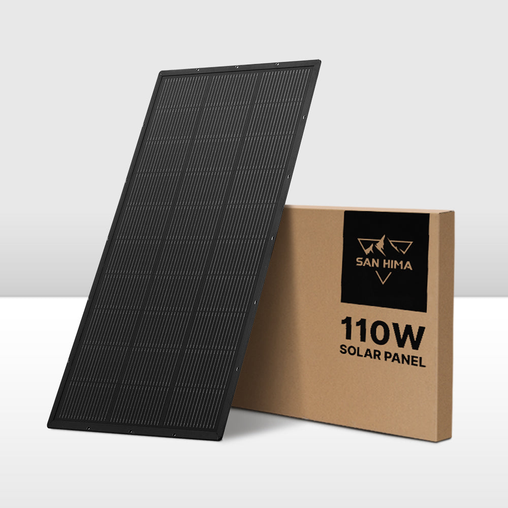 San Hima 110W PERC Solar Panel Kit Mono Multi-busbar Bypass Diode Tech 5MM
