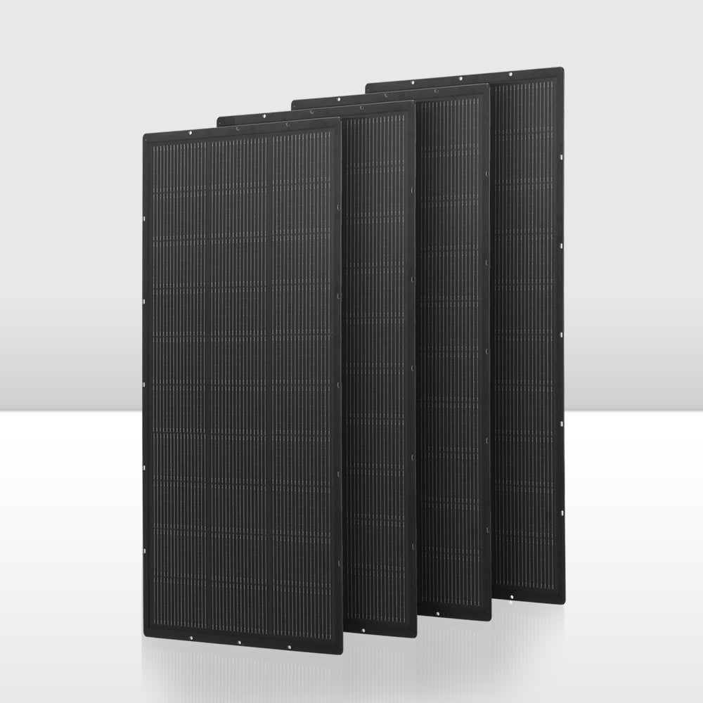 San Hima 4X 110W PERC Solar Panel Kit Mono Multi-busbar Bypass Diode Tech 5MM