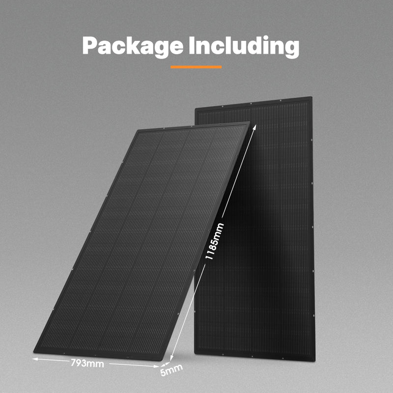 San Hima 2X 170W PERC Solar Panel Kit Mono Multi-busbar Bypass Diode
