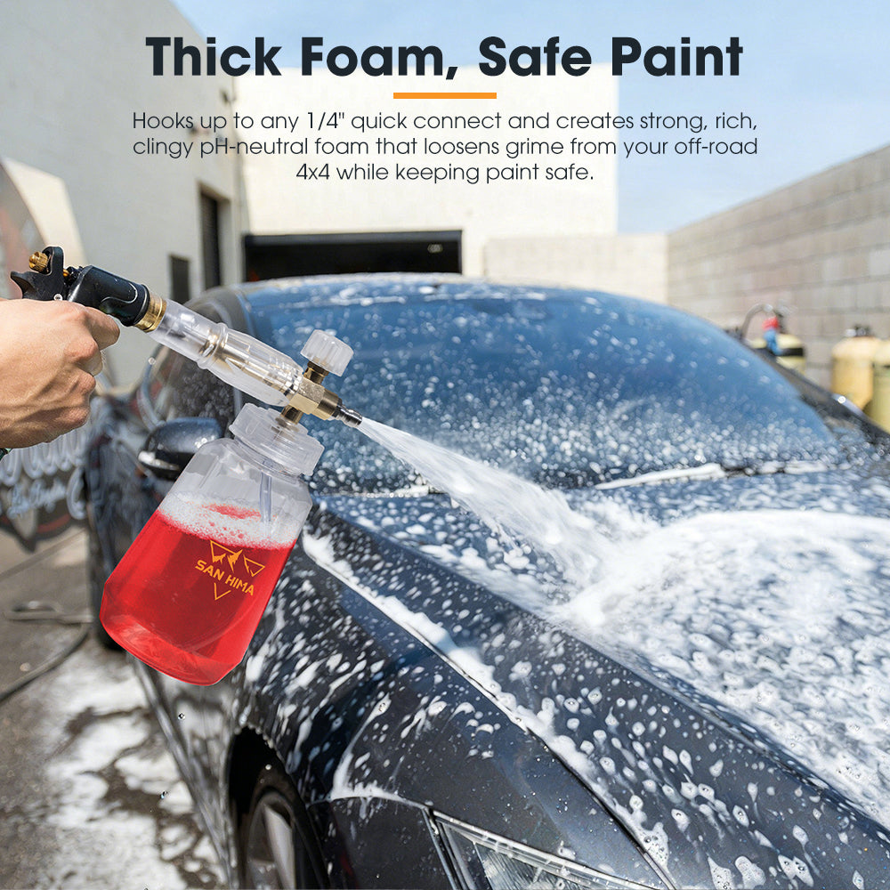 San Hima 18PCS Car Cleaning Kit Interior Exterior Detail Wash Polish Care Bucket