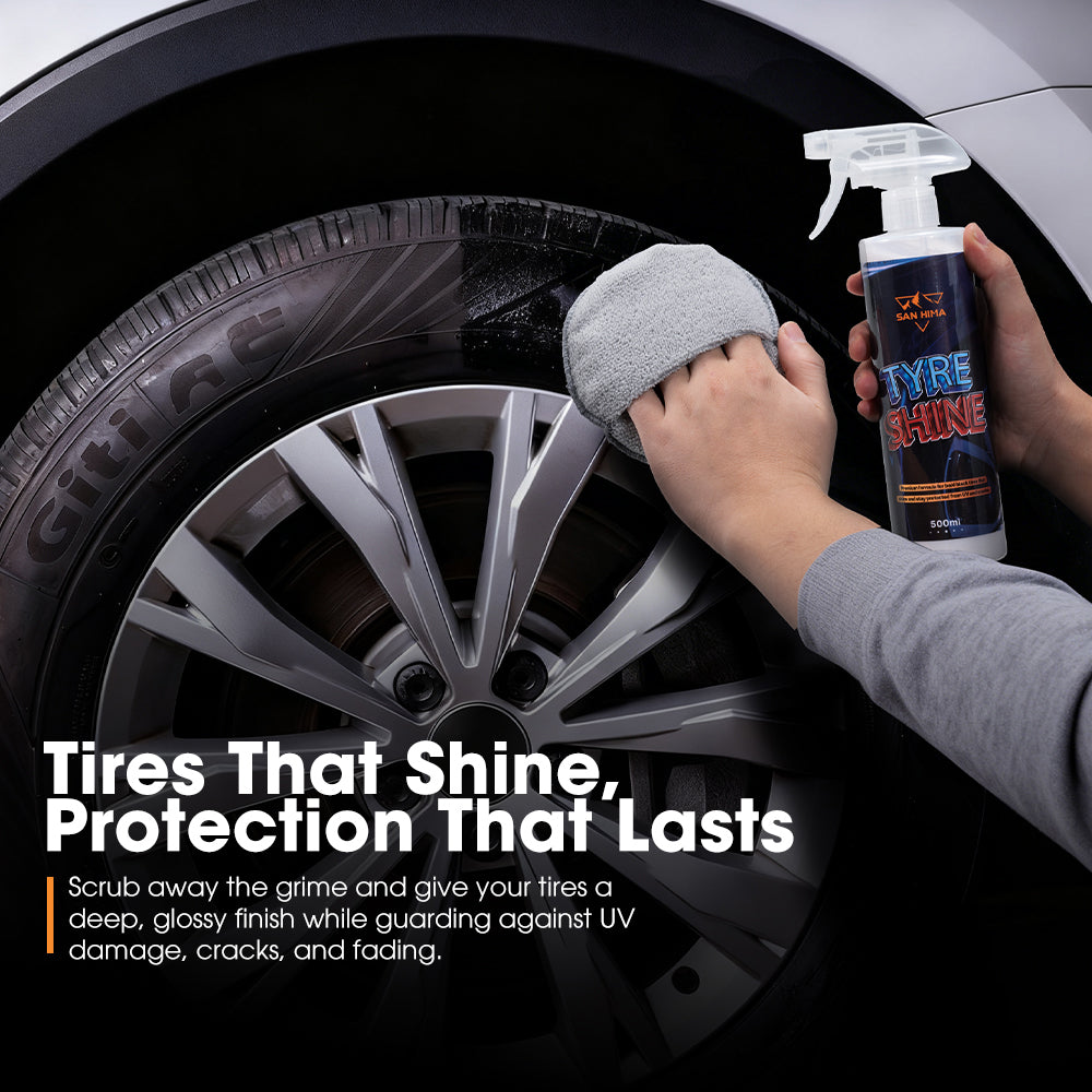 San Hima 18PCS Car Cleaning Kit Interior Exterior Detail Wash Polish Care Bucket