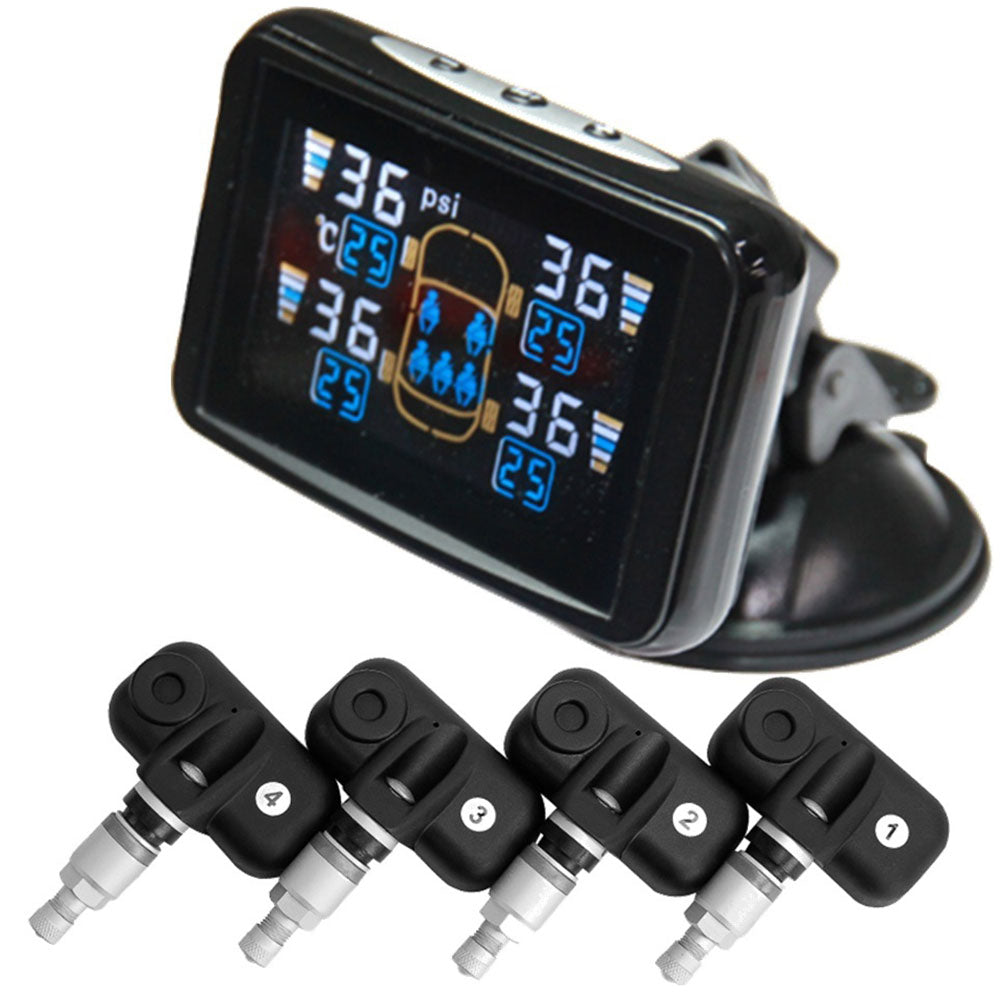 Tyre Pressure Monitoring System LCD TPMS 4 Internal Sensors Car 4x4 PSI Tool Diagnostic Bar