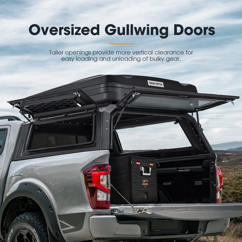 San Hima UTE Steel Canopy For Toyota Hilux N80 2015-On Dual Cab - A Deck Only