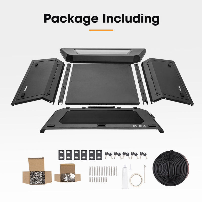 San Hima UTE Steel Canopy For Ford Ranger Next Gen PY 07/2022–On Dual Cab