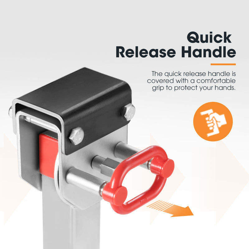 4x 740MM Drop Down Corner Legs 1500LBS Caravan Camper Trailer Stabilizer